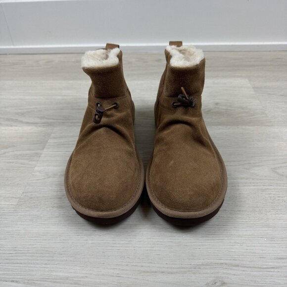 Ugg Classic Mini Toggler Ankle Boots Womens 7 Chestnut 1143937 NEW - Picture 3 of 7
